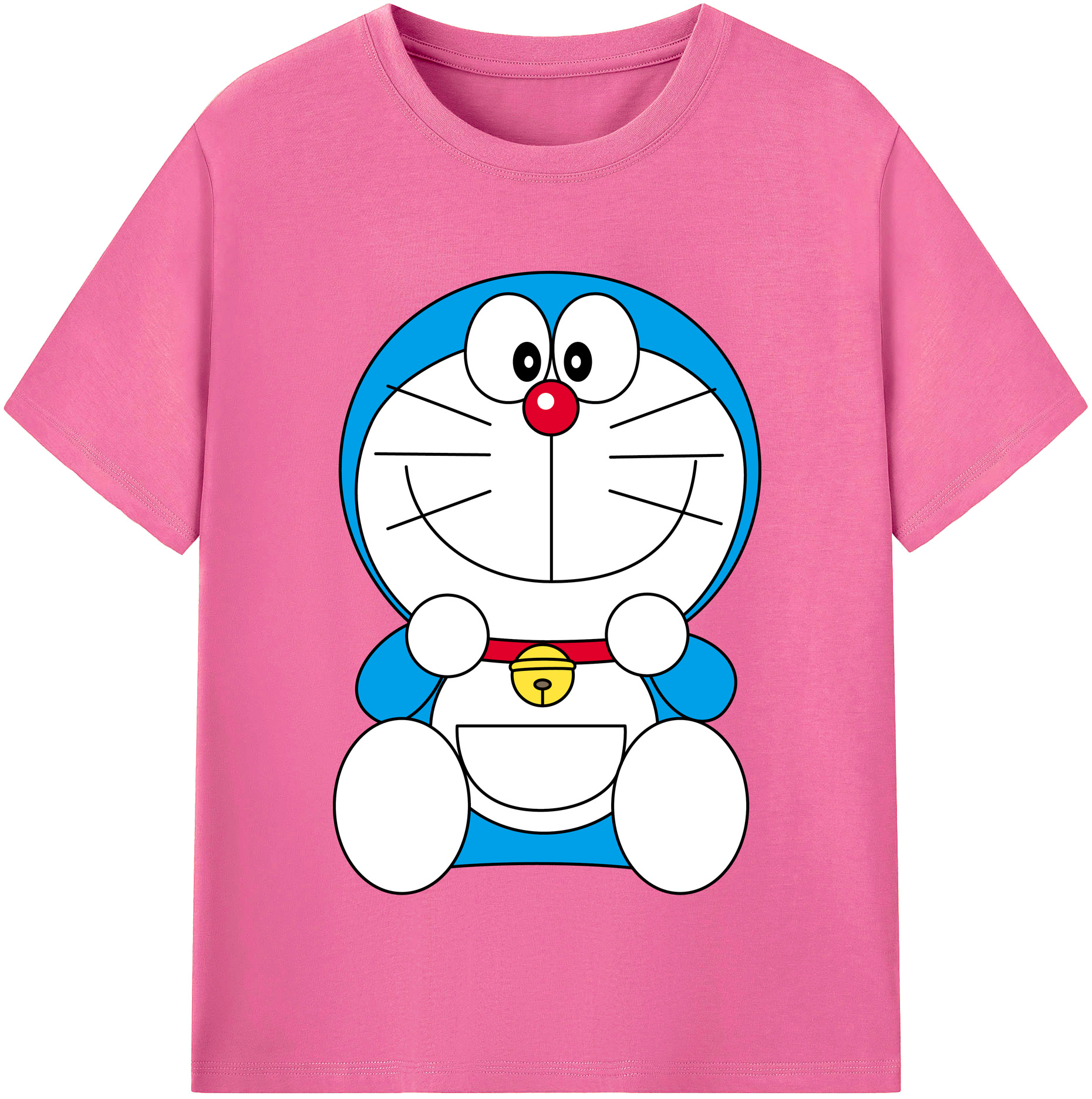 （画像用） ドラえもん Doraemon レディースカジュアルプリントTシャツ（綿100％）